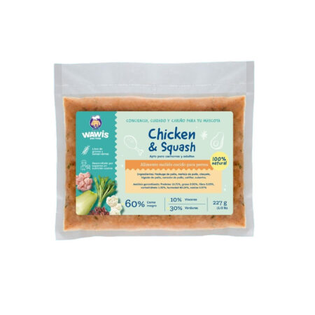 WAWIS CHICKEN AND SQUASH 1/2 LB