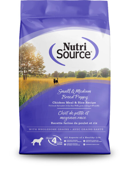 NUTRISOURCE SMALL & MED BREED PUPPY 4 LBS