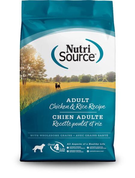 NUTRISOURCE ADULT CHICKEN & RICE 4LB