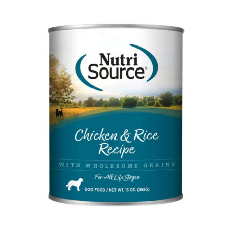 NUTRISOURCE LAMB MEAL AND RICE FORMULA DOG LATAS