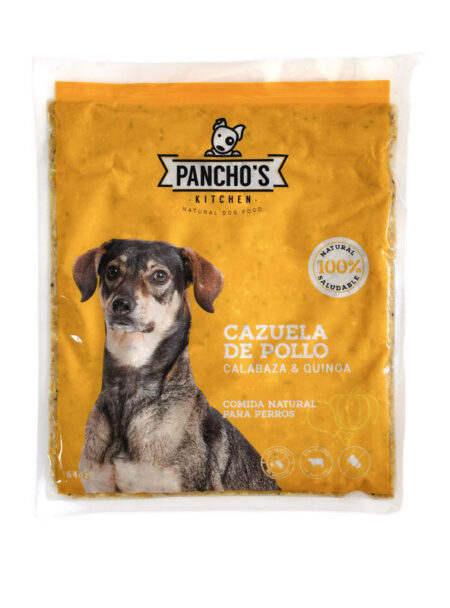 PANCHOS CAZUELA DE POLLO, CALABAZA & QUINOA 4 LB