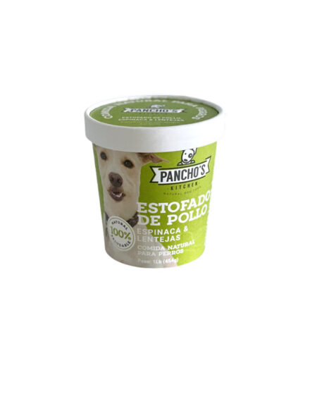 PANCHOS ESTOFADO DE POLLO, ESPINACA & LENTEJAS 1 LB