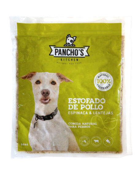PANCHOS ESTOFADO DE POLLO, ESPINACA & LENTEJAS 2 LBS